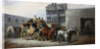 The Bristol Stagecoach Leaving the Fourteen Stars Tavern by John Charles Maggs