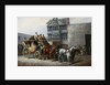The Bristol Stagecoach Leaving the Fourteen Stars Tavern by John Charles Maggs