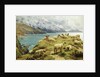 Sheep Reposing, Dalby Bay, Isle of Man by Basil Bradley