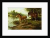 A Mare and Her Foal by Basil Bradley