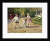 Playing with a Hoop by Victor Gabriel Gilbert