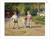 Playing with a Hoop by Victor Gabriel Gilbert