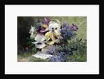 Pansies and Forget Me Not by Albert-Tibulle Furcy de Lavault
