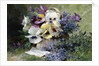 Pansies and Forget Me Not by Albert-Tibulle Furcy de Lavault