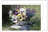 Pansies and Forget Me Not by Albert-Tibulle Furcy de Lavault