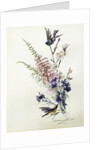 A Study of Heather, Cornflower, and Blossom by Madeleine Lemaire