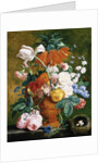 A Vase of Rich Summer Flowers by Jan van Huysum
