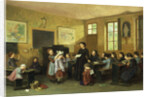 In the Schoolroom by Theophile Emmanuel Duverger