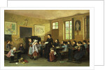 In the Schoolroom by Theophile Emmanuel Duverger