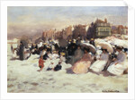 On the Sands by Emile Hoeterickx