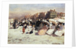 On the Sands by Emile Hoeterickx