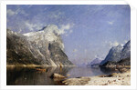 A Summer's Day on the Fjord by Adelsteen Normann
