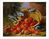A Feast of Strawberries (Blue Tits) by Eloise Harriet Stannard