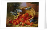 A Feast of Strawberries (Blue Tits) by Eloise Harriet Stannard