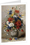 A Vase of Summer Flowers by Eugene Petit
