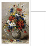 A Vase of Summer Flowers by Eugene Petit