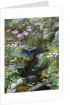 Alpine Flowers by a Stream by Otto Diderich Ottesen