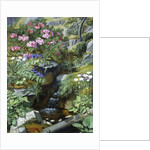 Alpine Flowers by a Stream by Otto Diderich Ottesen