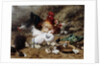 A Family of Chickens by Eugene Remy Maes