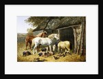 Farmland Friends by John Frederick Herring Jr