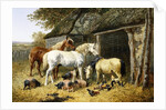 Farmland Friends by John Frederick Herring Jr