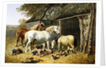 Farmland Friends by John Frederick Herring Jr