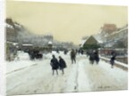 Paris under Snow by Luigi Loir