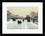 Paris under Snow by Luigi Loir