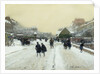 Paris under Snow by Luigi Loir