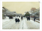 Paris under Snow by Luigi Loir