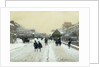 Paris under Snow by Luigi Loir
