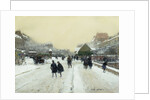 Paris under Snow by Luigi Loir