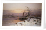 On the Estuary, Near Monmouth by Charles Brooke Branwhite