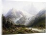 A View of Chamonix and Mont Blanc by Joseph Jansen
