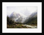 A View of Chamonix and Mont Blanc by Joseph Jansen