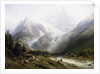 A View of Chamonix and Mont Blanc by Joseph Jansen