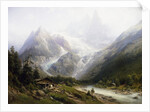 A View of Chamonix and Mont Blanc by Joseph Jansen