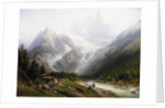 A View of Chamonix and Mont Blanc by Joseph Jansen