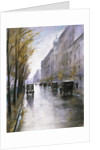 The Tiergartenstrasse, Berlin by Lesser Ury