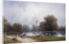 Westminster from St. James's Park by Carlo Bossoli