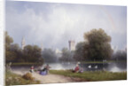 Westminster from St. James's Park by Carlo Bossoli