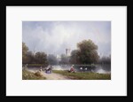 Westminster from St. James's Park by Carlo Bossoli