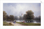 Westminster from St. James's Park by Carlo Bossoli