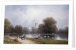 Westminster from St. James's Park by Carlo Bossoli
