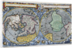 Hemispherius ab Aeqinoctiali Linea, Poli Artici 17th-Century Dutch Map by Anonymous