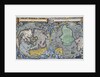 Hemispherius ab Aeqinoctiali Linea, Poli Artici 17th-Century Dutch Map by Anonymous
