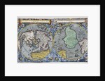 Hemispherius ab Aeqinoctiali Linea, Poli Artici 17th-Century Dutch Map by Anonymous