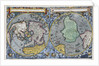 Hemispherius ab Aeqinoctiali Linea, Poli Artici 17th-Century Dutch Map by Anonymous