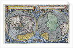 Hemispherius ab Aeqinoctiali Linea, Poli Artici 17th-Century Dutch Map by Anonymous