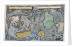 Hemispherius ab Aeqinoctiali Linea, Poli Artici 17th-Century Dutch Map by Anonymous